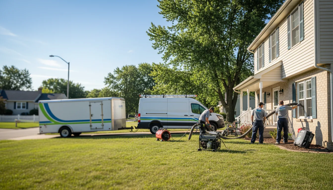 Flooded Basement Restoration And Cleanup With Repair in Columbus Junction, IA near me